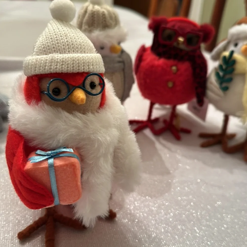 Target Wondershop 2023 Featherly bird collection Christmas Holiday total of 7
